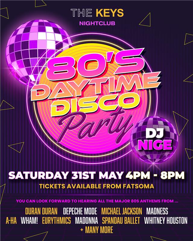 80's Daytime Disco Party